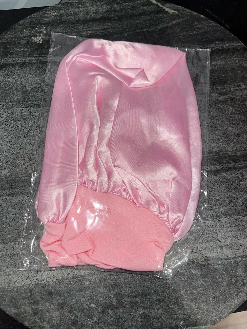 Pink Satin Sleep Bonnet - Gentle Hair Protection